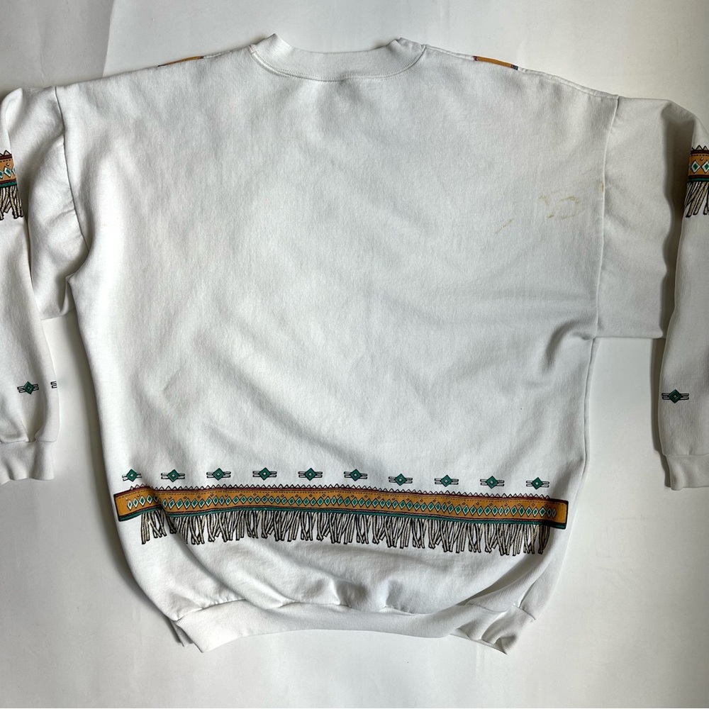 Lifestyles 1993 Vintage Native American Sweatshirt USA L XL - Picture 2 of 15